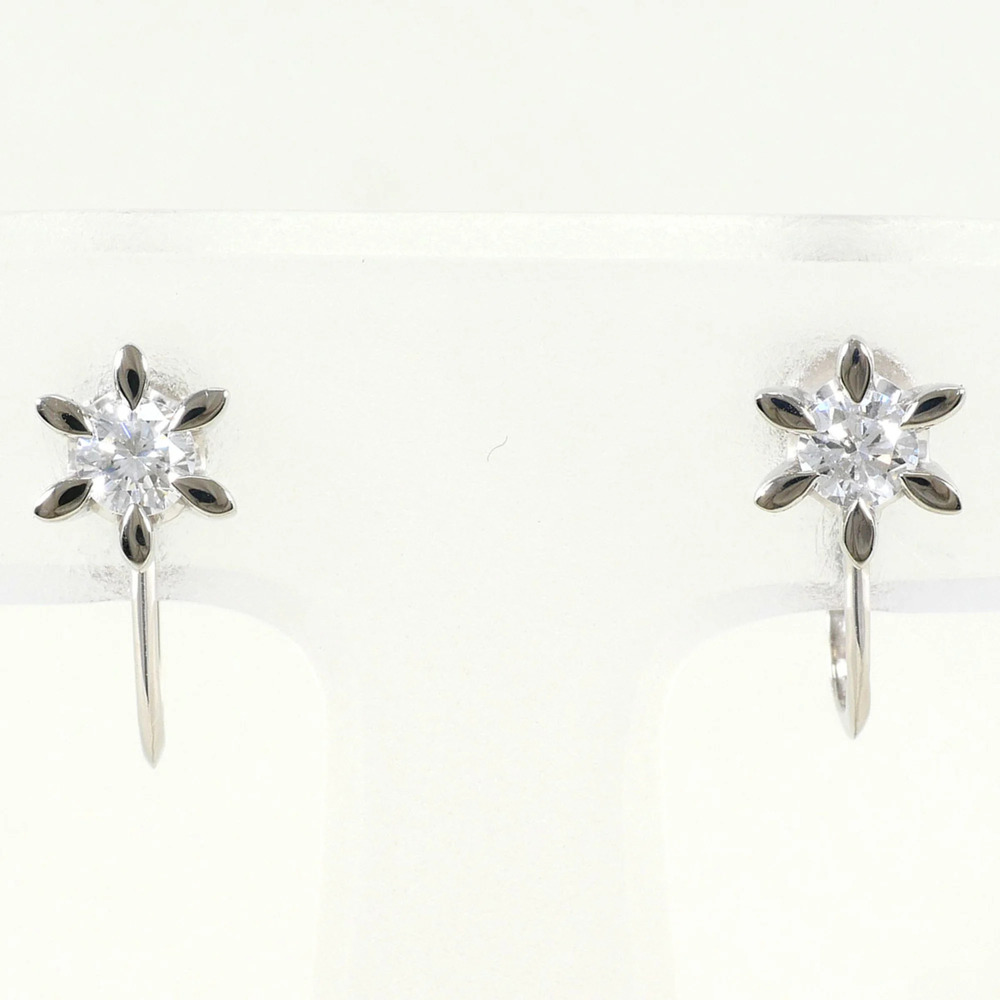 VINTAGE Silver Diamond Earrings